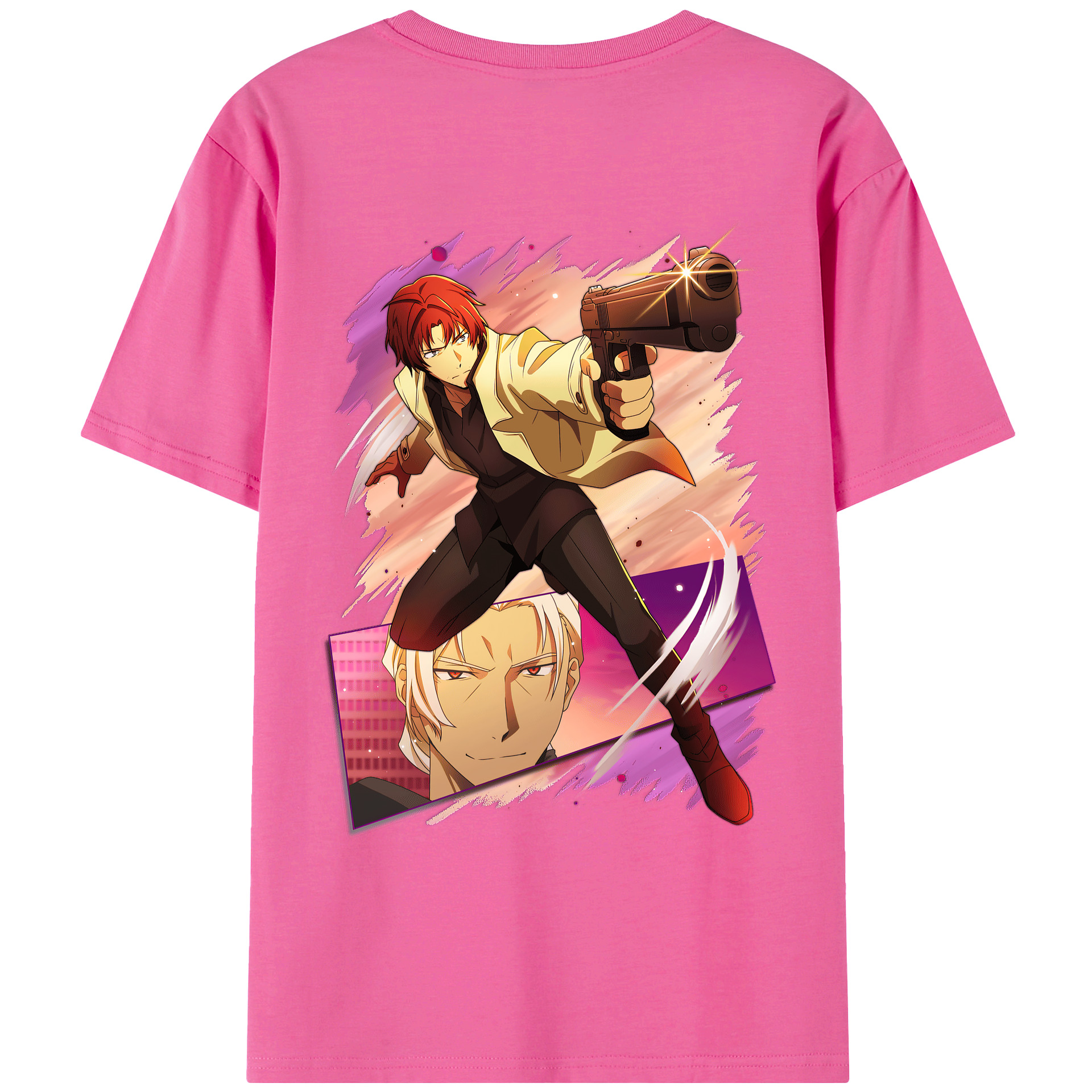 （画像用） 文豪ストレイドッグス Bungo Stray Dogs レディース半袖Tシャツ(バックプリント)